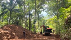 Warga Twelagiri Banjarnegara Patungan Perbaiki Jalan Antarwilayah